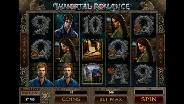 Игровой интерфейс Immortal Romance 10